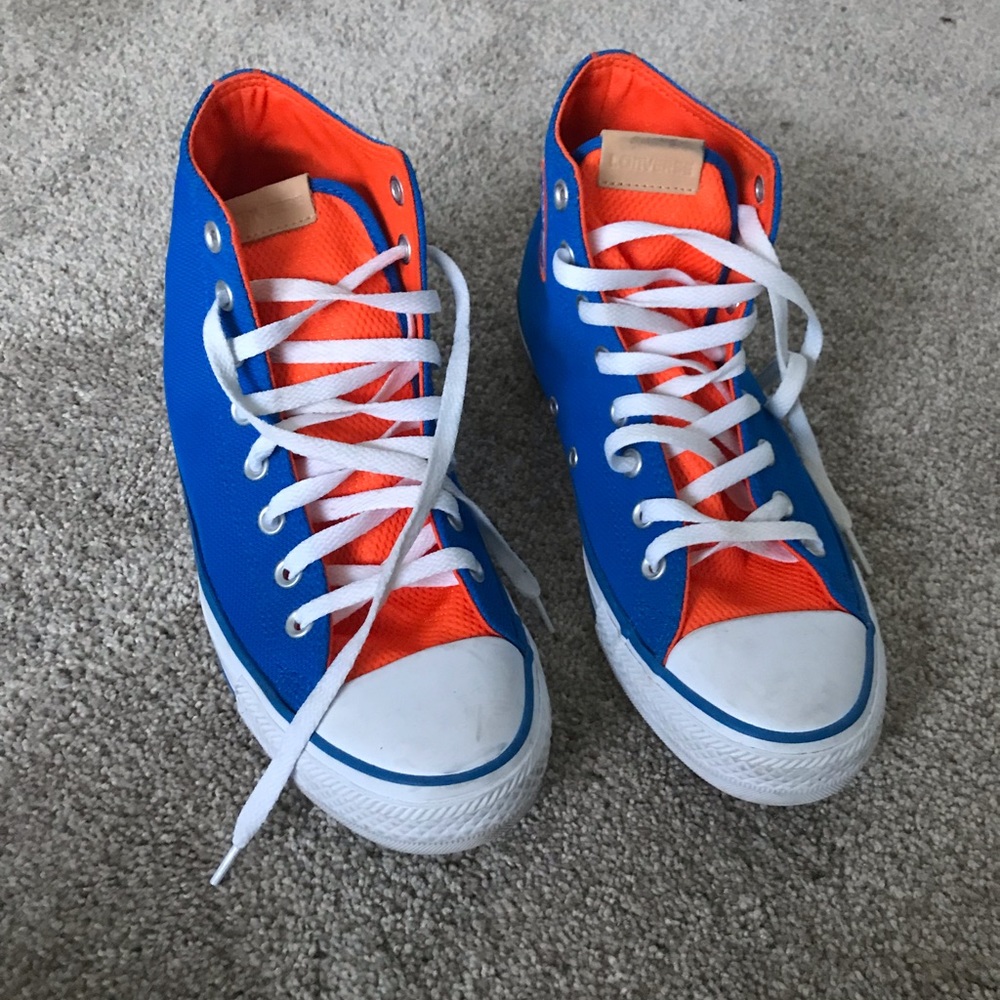 Orange And Blue Converse